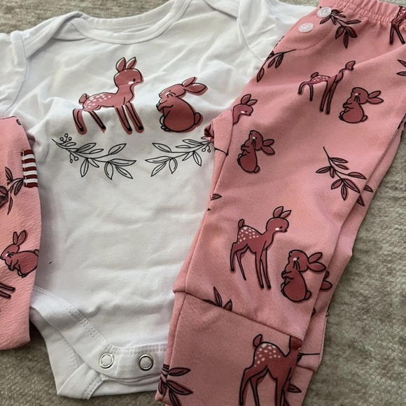 Woodland Baby Outfit - 3 Piece Set - Picture 3 of 4